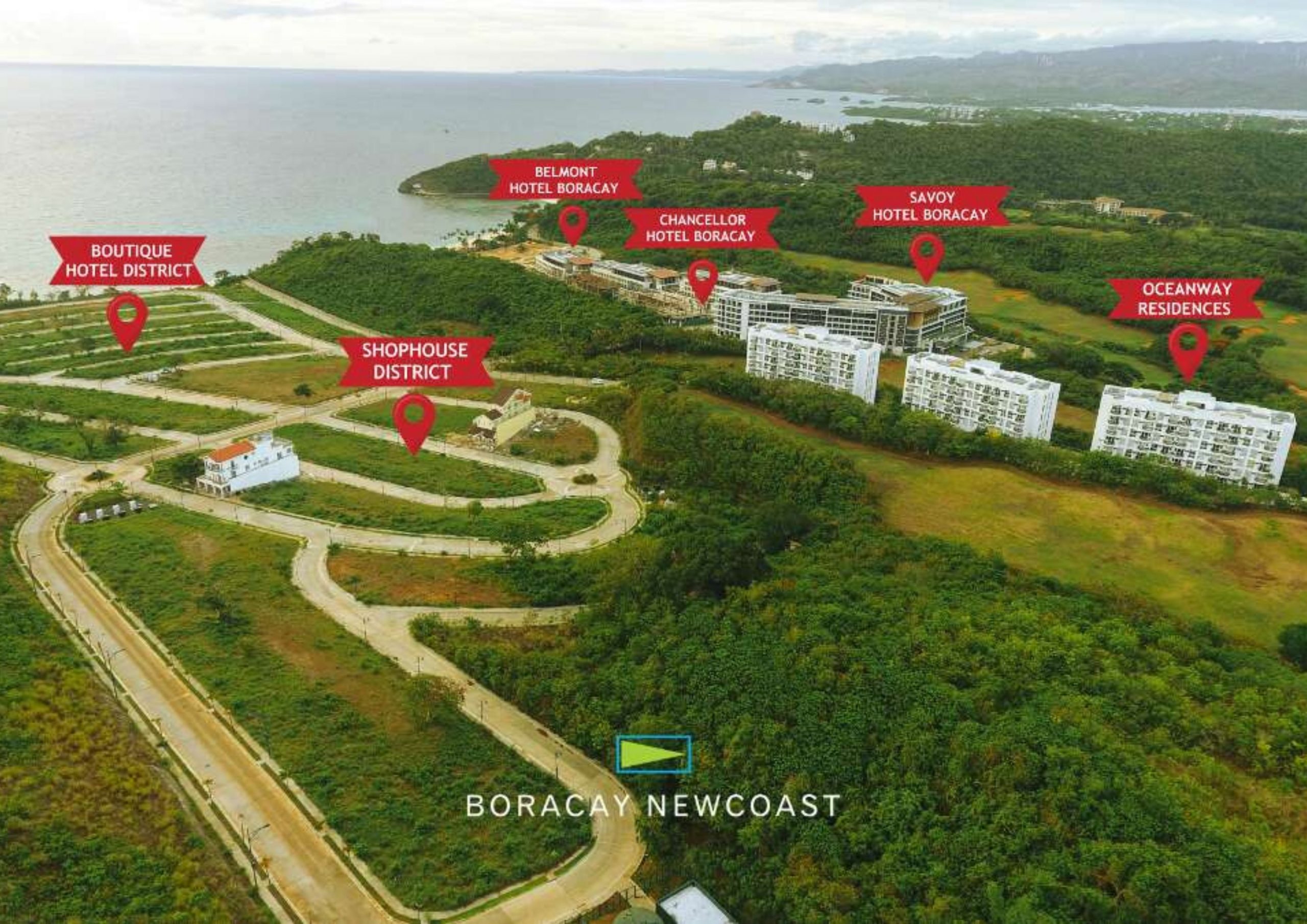 Shophouse district – Boracay new coast
