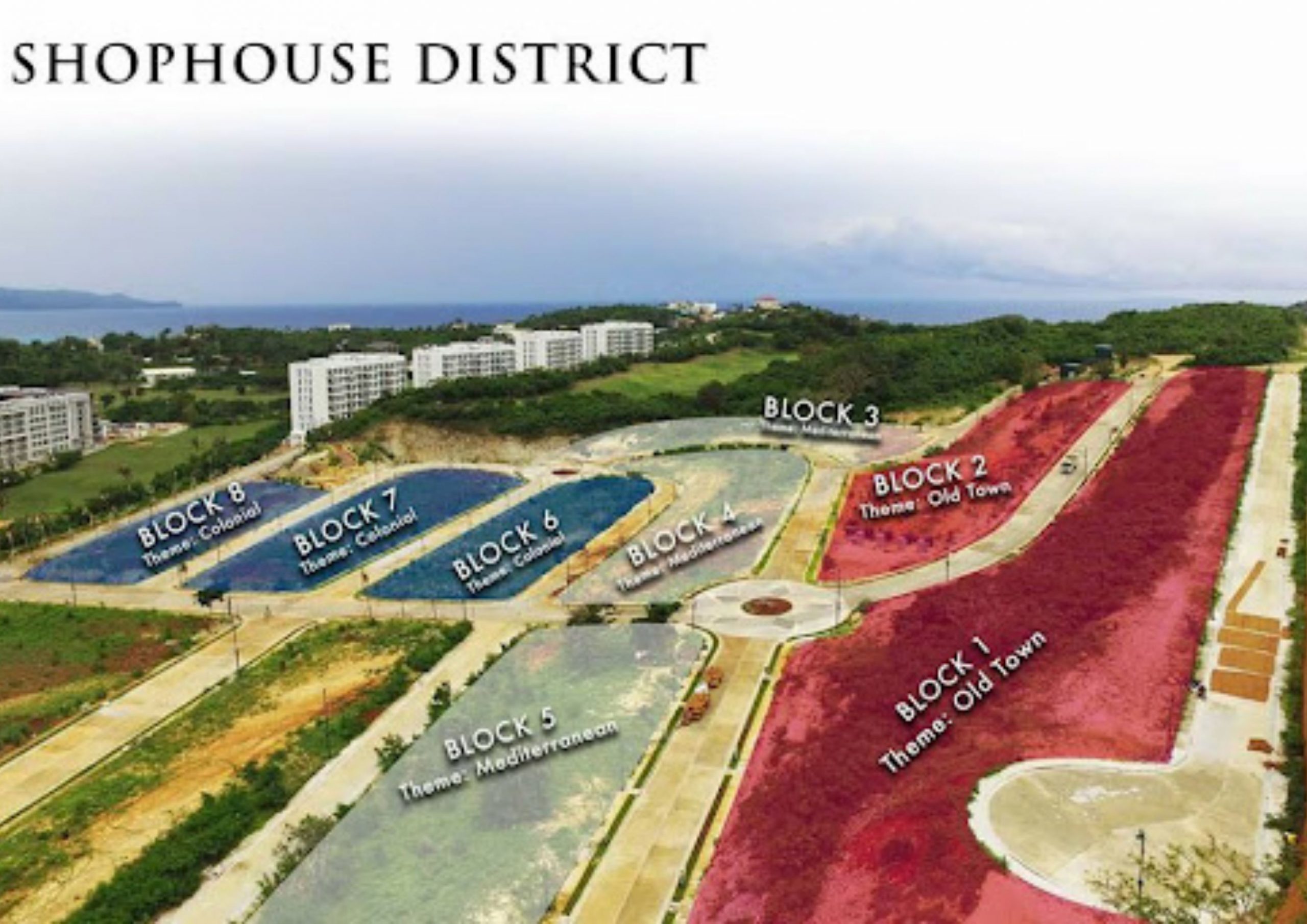 Shophouse district – Boracay new coast